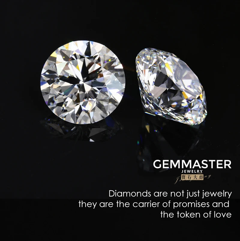 Round Brilliant cut Lab grown diamonds including a GIA IGI certificate 
Colour: D E F G 
Clarity: VVS 
Sizes: 1ct 2ct 3ct