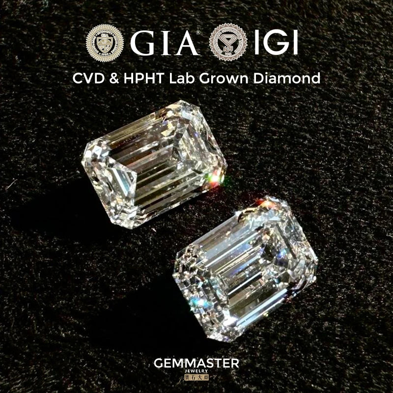 Emerald cut Lab Diamond With GIA IGI certificate
Clarity: VVS VS
Colour: D E F
Size: 1ct 2ct 3ct
Cut: Excellent cut