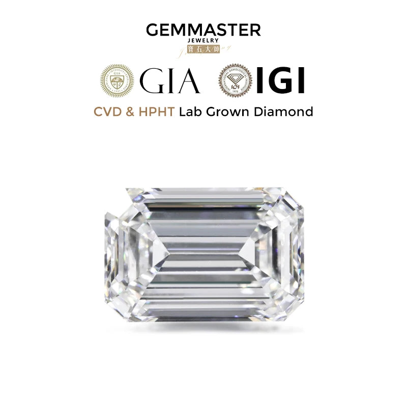 Round Brilliant cut Lab grown diamonds including a GIA IGI certificate 
Colour: D E F G 
Clarity: VVS 
Sizes: 1ct 2ct 3ct