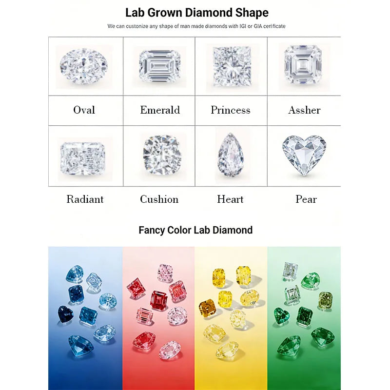 Pear cut Lab grown diamonds including a GIA IGI certificate 
Colour: D E F
Clarity: VS VVS
Sizes: 0.5ct 3ct
Cut: Excellent cut