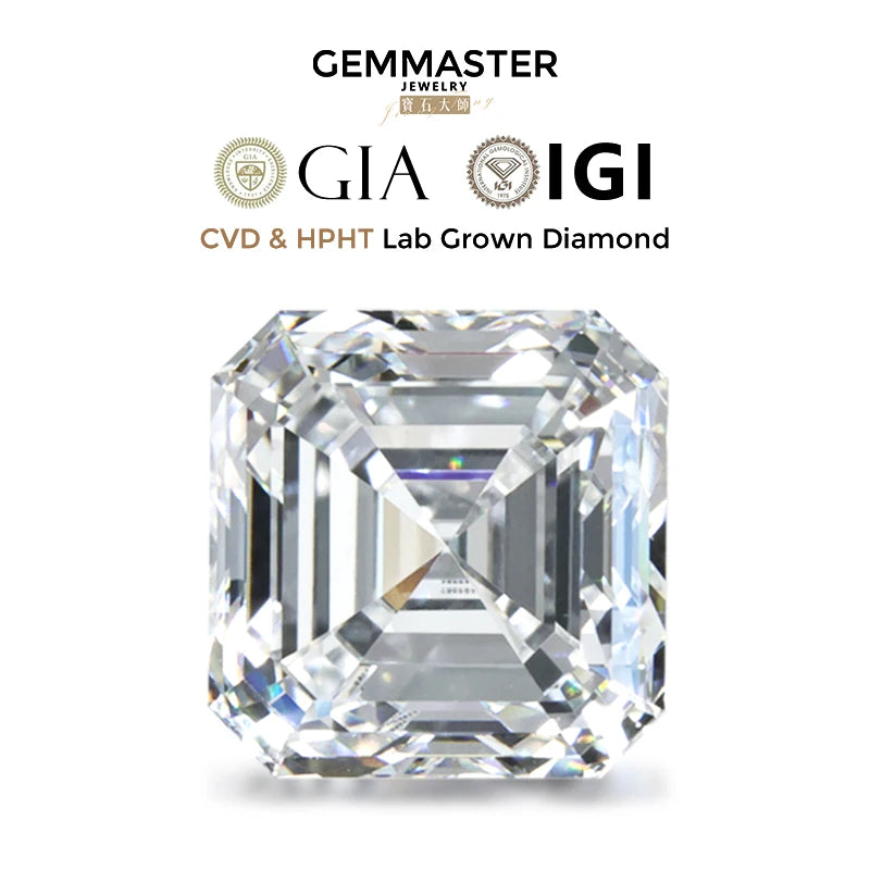 Round Brilliant cut Lab grown diamonds including a GIA IGI certificate 
Colour: D E F G 
Clarity: VVS 
Sizes: 1ct 2ct 3ct